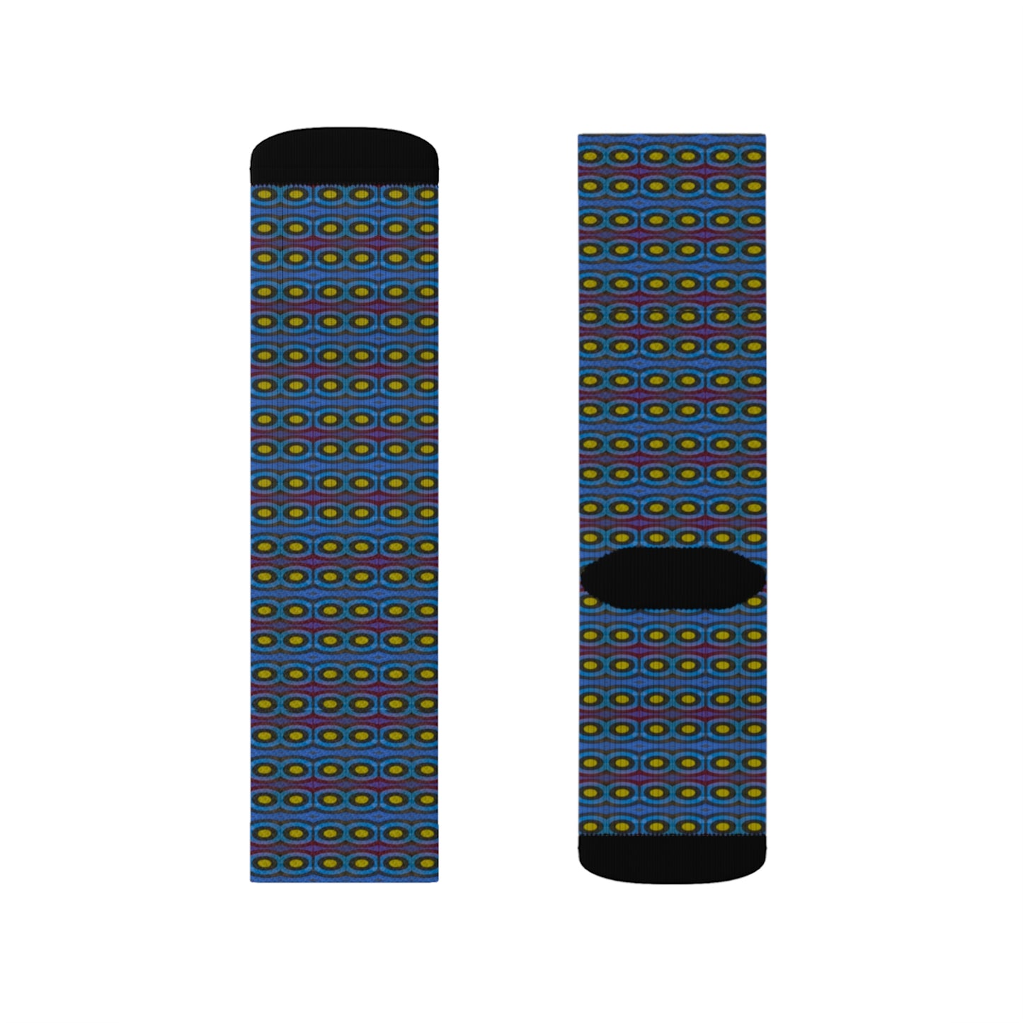 Blue Mood Sublimation Socks