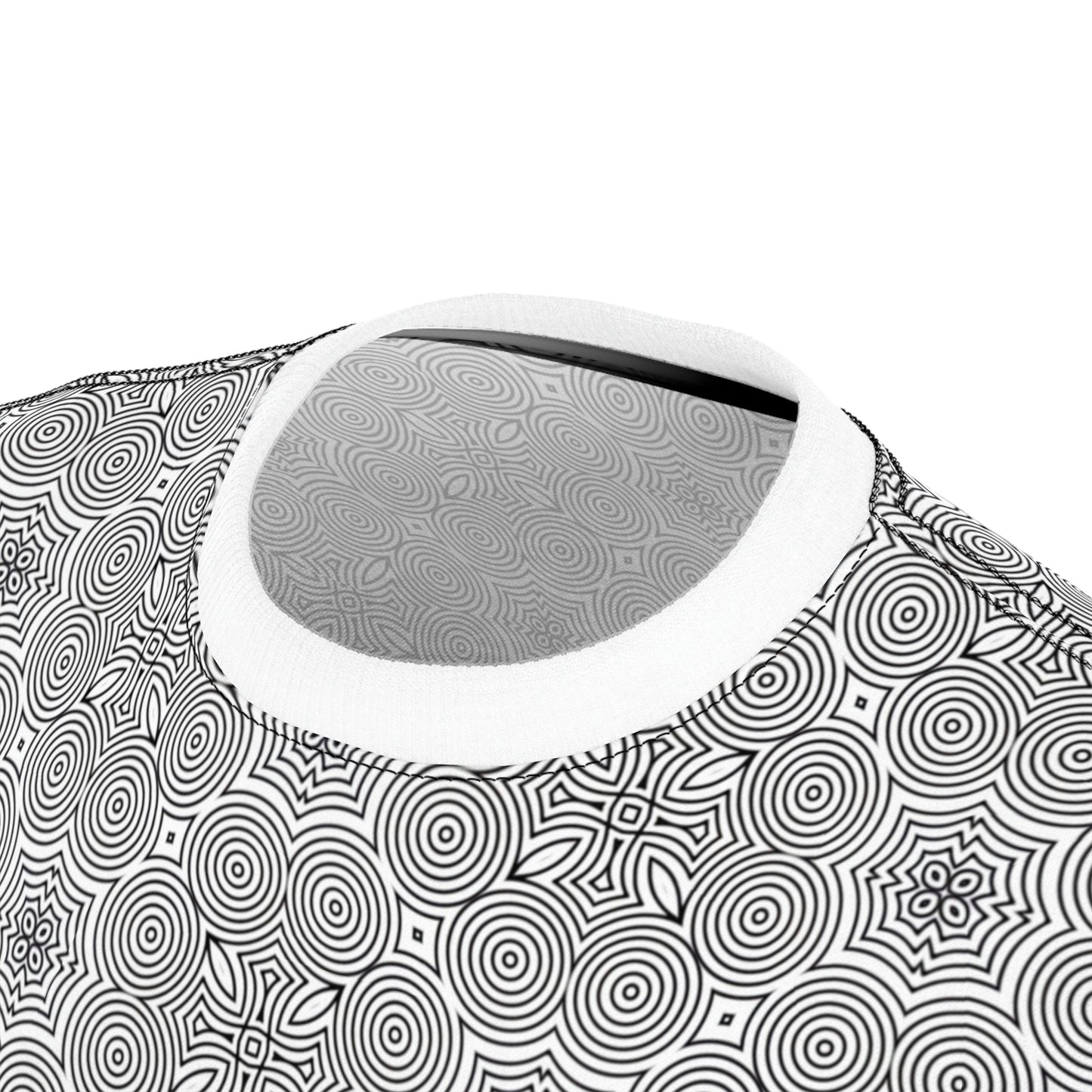 Black Rings Unisex Cut & Sew Tee