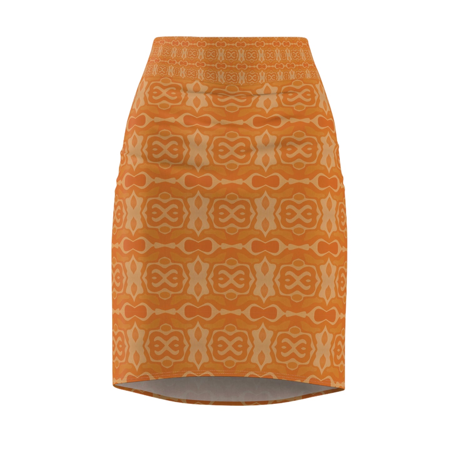 Orange Cream Soda Women's Pencil Skirt