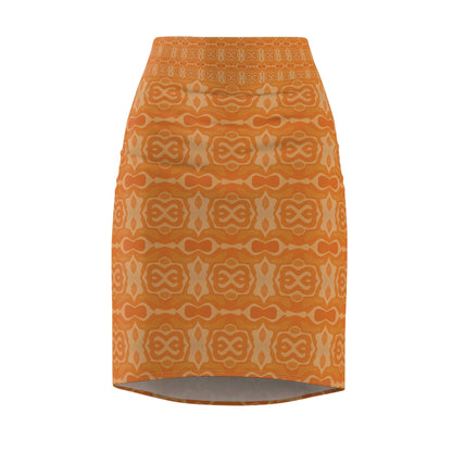 Orange Cream Soda Women's Pencil Skirt